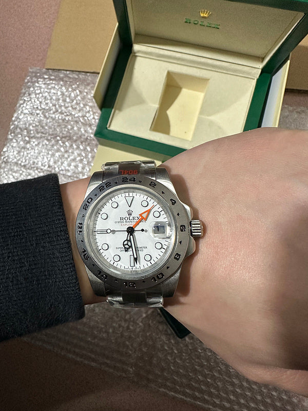 Explorer I Automatic Chronometer White Dial Watch