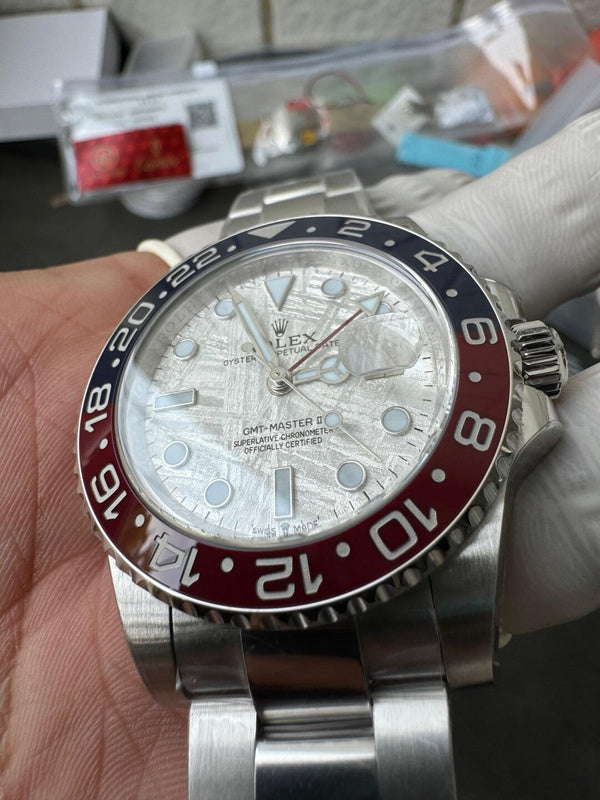 GMT-Master II 126719BLRO White Gold / Pepsi / Meteorite