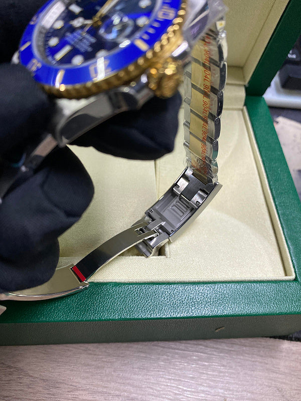 Submariner Date Two-Tone Stainless Steel/Yellow Gold 41mm Rolesor Blue Dial Watch
