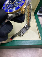 Submariner Date Two-Tone Stainless Steel/Yellow Gold 41mm Rolesor Blue Dial Watch