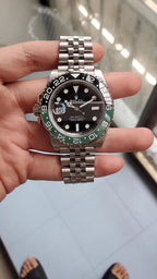 GMT-Master II 40MM Sprite with Black dial & Green, Black bezel