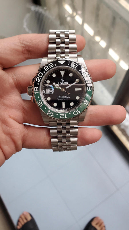 GMT-Master II 40MM Sprite with Black dial & Green, Black bezel