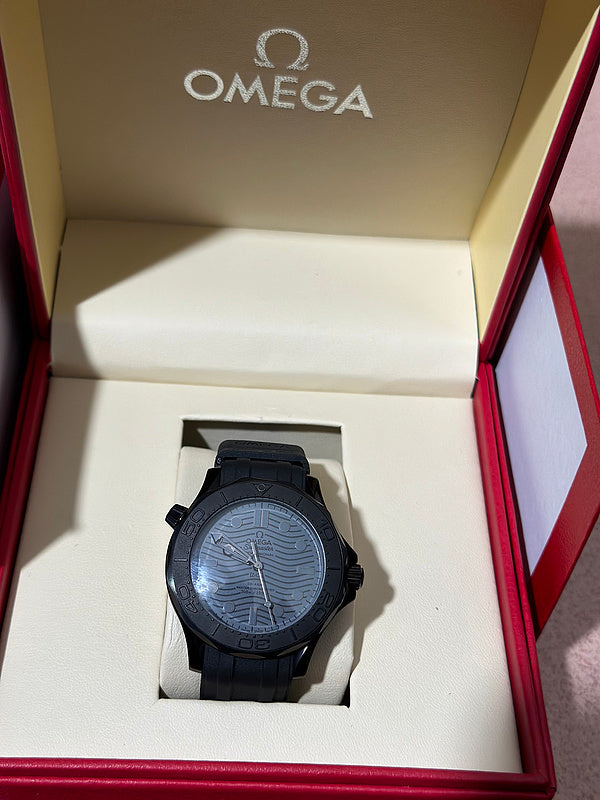 Diver 300M Chronometer Black Ceramic Case With Matching Dial 43.5mm Watch