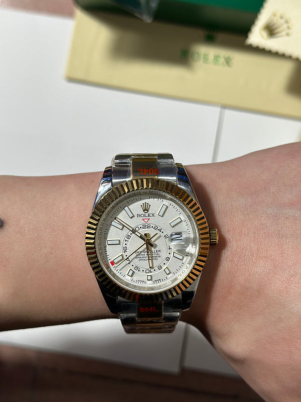 Two-Tone Yellow Gold & Stainless Steel Watch