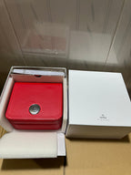 Red Leather Watch Storage Box