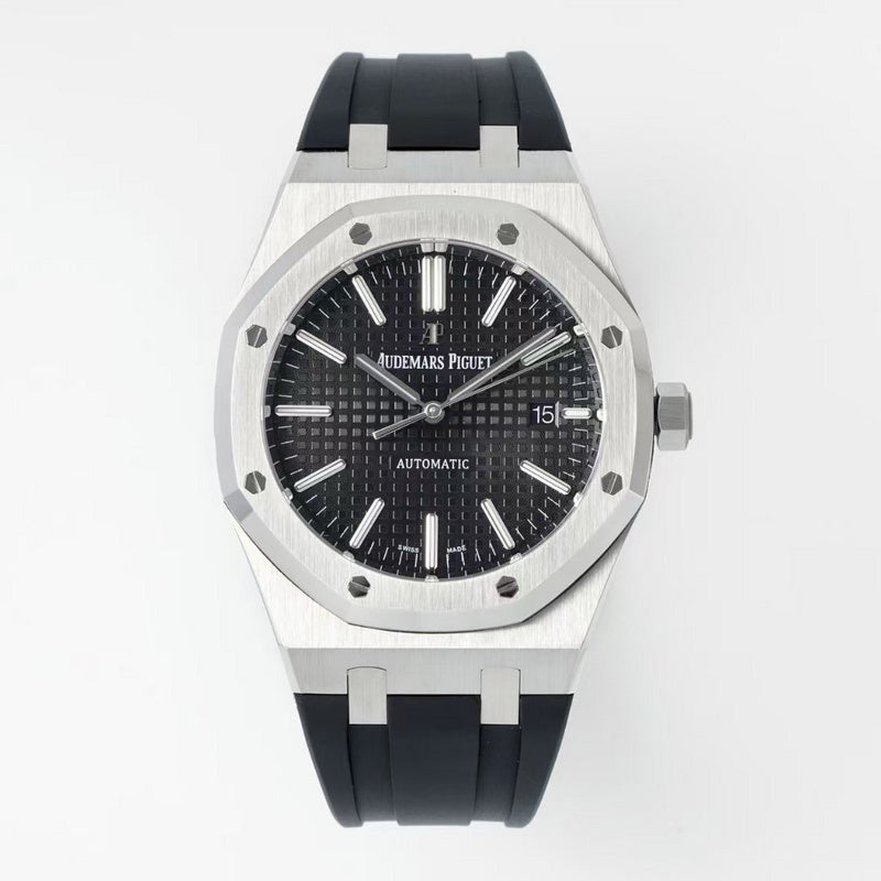 41mm Stainless Steel Black "Grande Tapisserie" Patterned Dial Watch