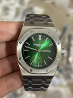 Jumbo Extra-Thin Green Dial Watch