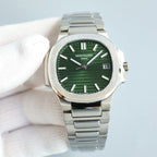 Stainless Steel With Olive Green Dial Luxury Watch