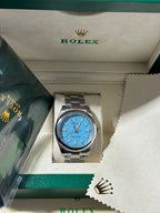 Oyster Perpetual 41 with Turquoise Blue Dial Watch