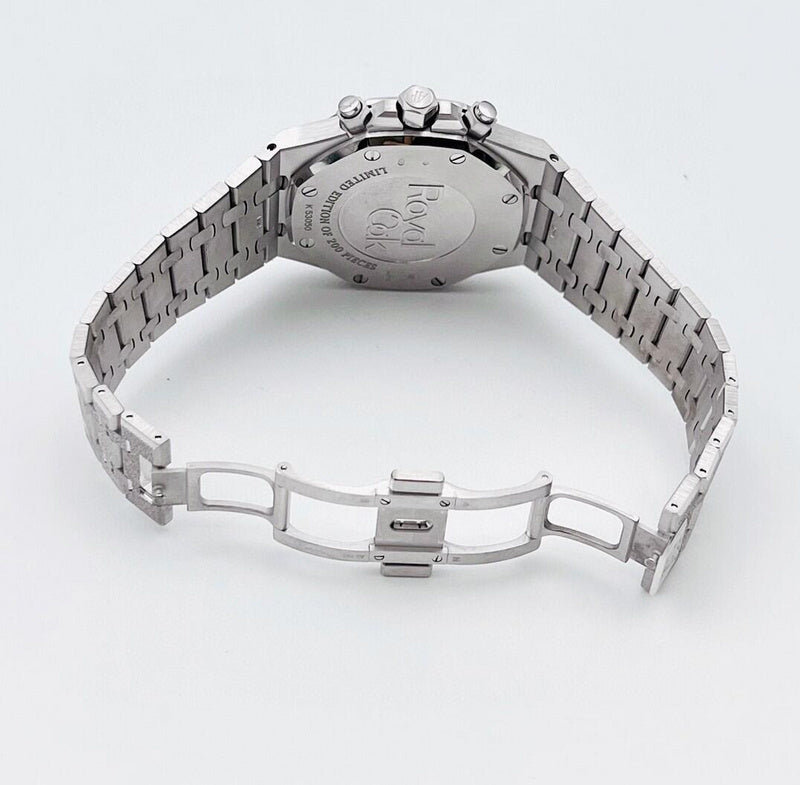 Royal Oak Chronograph 41mm White Gold Purple Dial Luxury Watch