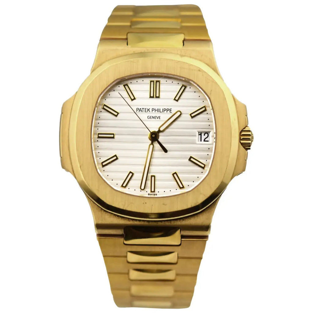 Gold White Automatic Luxury Sports Watch