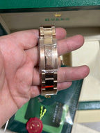 18 ct Everose Gold with Dark Rhodium Dial Watch
