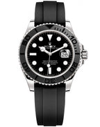 Yacht-Master 42 in 18 ct White Gold with a Black Dial Watch