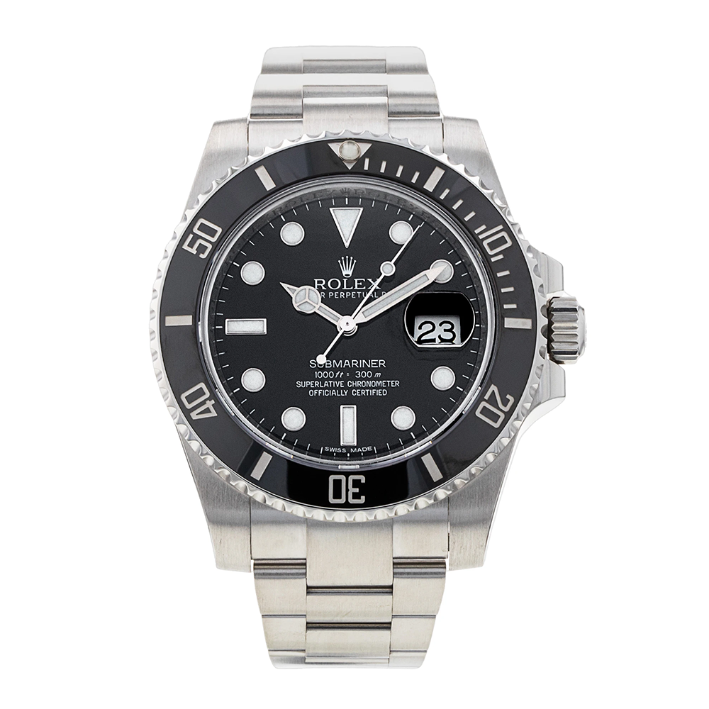 Submariner Date 40mm Stainless Steel & Black Ceramic Bezel Watch