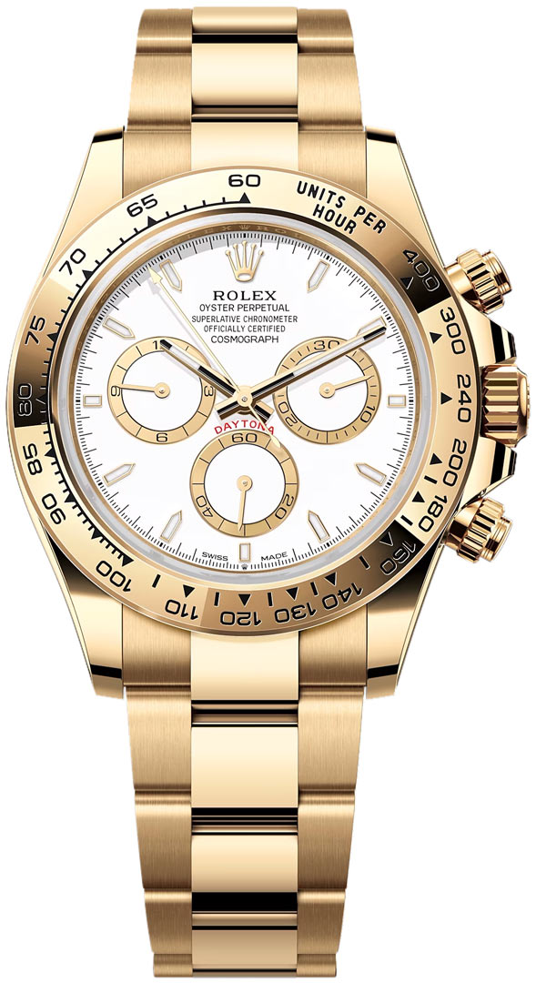 Cosmograph Daytona Yellow Gold With White Dial Watch