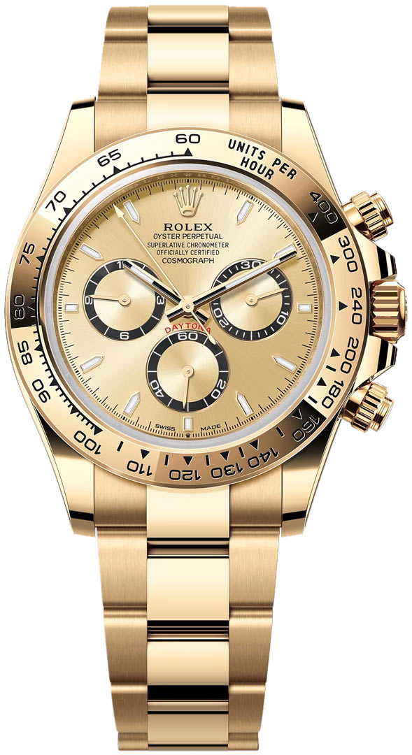 Cosmograph Daytona 40mm Yellow Gold 126508 With Champagne Dial Watch