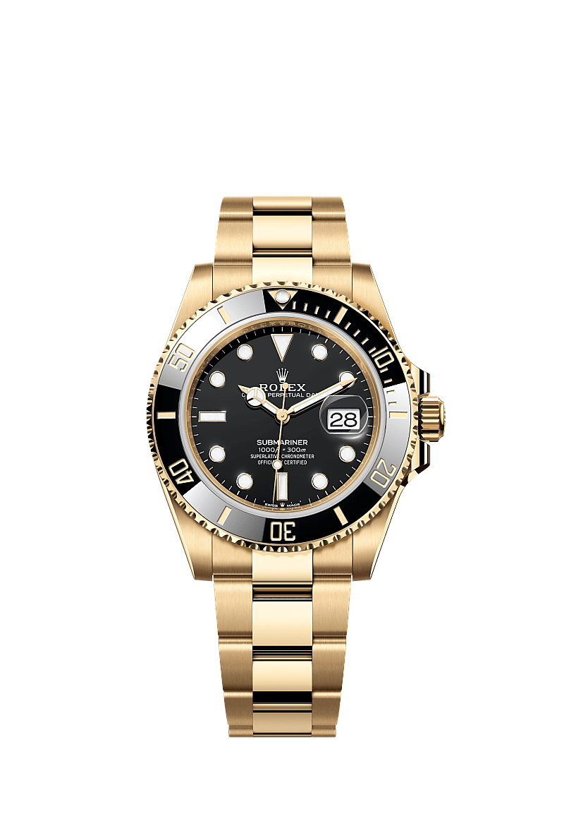 Submariner Date Oyster, 41 mm, Yellow Gold With Black Dial Watch