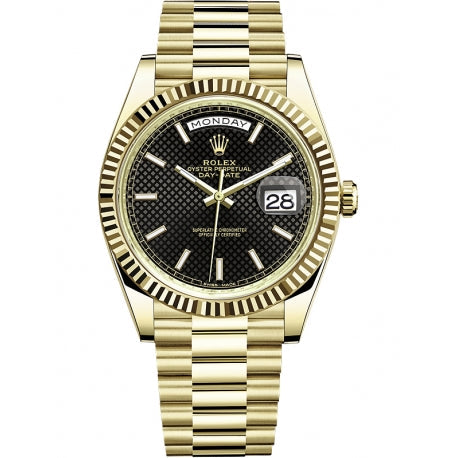 Sky-Dweller Bright Black Dial, Yellow Rolesor, 42.0 mm Watch