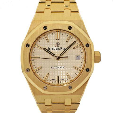 37mm Yellow Gold With Silver-Toned "Grande Tapisserie" Dial Watch
