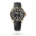 Yacht-Master 42 in 18 ct yellow gold featuring a black Cerachrom bezel and an Oysterflex bracelet Watch