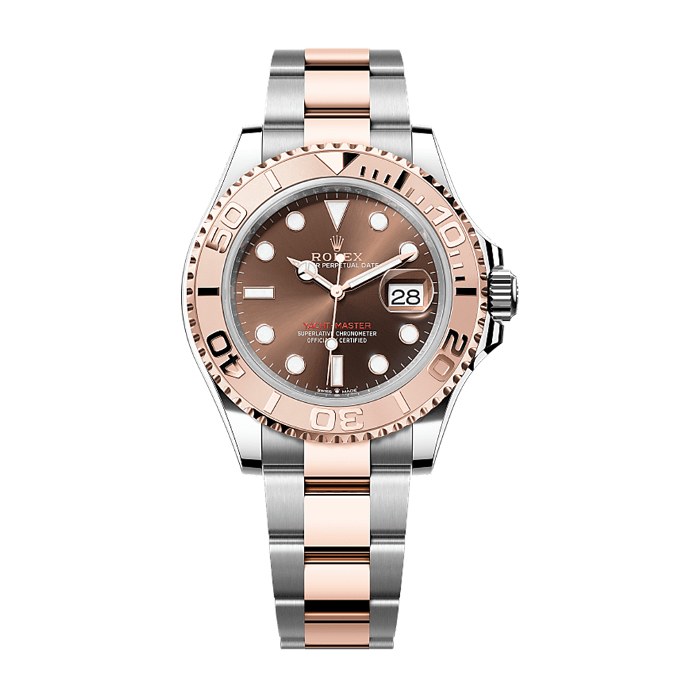 Yacht-Master in Rolesor, Oyster steel & Everose Gold with a Chocolate Dial Watch
