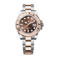 Yacht-Master in Rolesor, Oyster steel & Everose Gold with a Chocolate Dial Watch