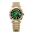 Day-Date Green Ombré Diamond Dial Yellow Gold 36mm