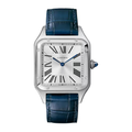 Santos-Dumont 38mm stainless steel & alligator watch